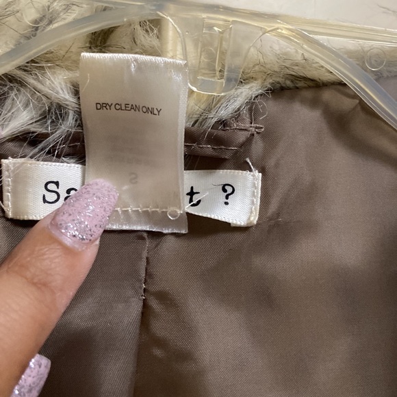 Say What Faux Fur vest S - Picture 3 of 8